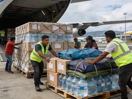 Colombia recibió 640 toneladas de ayuda internacional tras el sismo Agencia La Provincia
