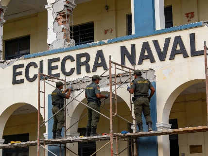 Venezuela avanza en la recuperación de la Escuela Naval tras los sismos Agencia La Provincia