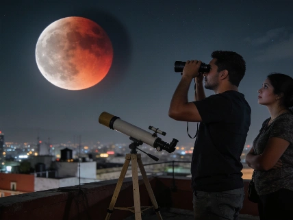 Eclipse lunar parcial cubrirá el 96% de la Luna visible en México Agencia La Provincia