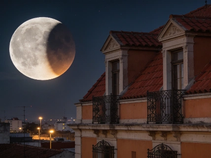 Cómo ver el eclipse lunar parcial del 27 y 28 de agosto de 2026 Agencia La Provincia