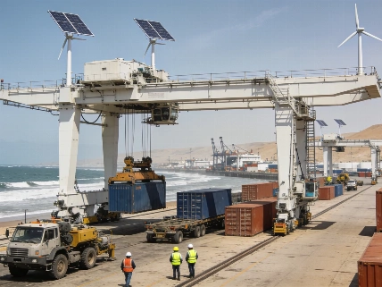 Automatización y energías limpias transforman el puerto de Chancay en Perú Agencia La Provincia