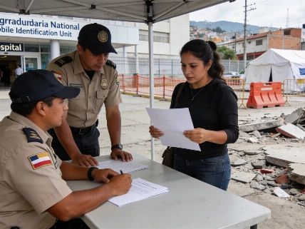 Colombia despliega servicios móviles de identificación tras el terremoto Agencia La Provincia