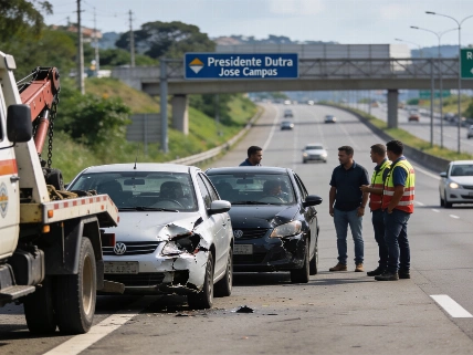 Un choque múltiple interrumpió la marginal de la Dutra en São José dos Campos Agencia La Provincia
