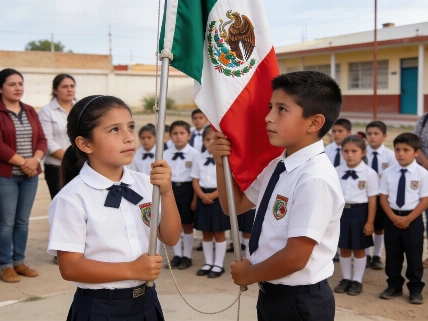 Nava destaca el derecho a la educación en ceremonia escolar Agencia La Provincia