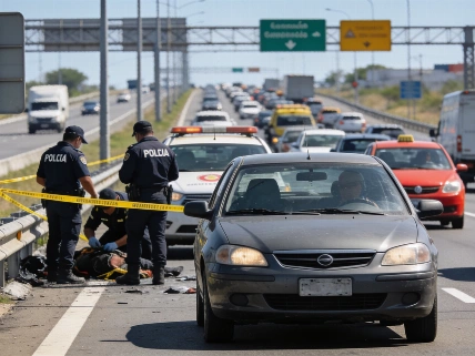 Demoras en Panamericana tras un atropello a la altura de Márquez Agencia La Provincia