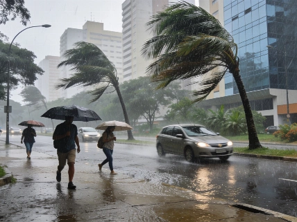 Paraná emite alerta por tormentas intensas y advierte riesgos en servicios Agencia La Provincia