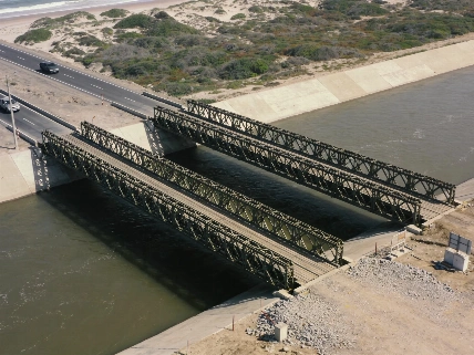 MTC prepara dos puentes definitivos sobre el río Chancay Agencia La Provincia