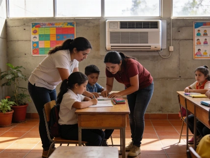 San Juan de Sabinas entrega equipos de climatización a escuelas públicas Agencia La Provincia