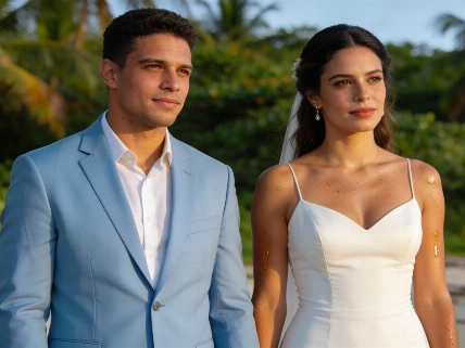 Victor Alexandre y Jarline Batista celebraron su casamiento en Bahía Agencia La Provincia