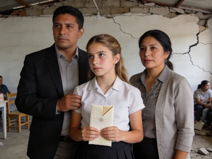 La hija mayor del presidente suspendió su fiesta de 15 años tras el sismo Agencia La Provincia