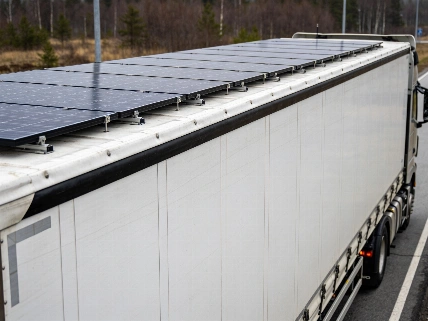 Scania pone a prueba un remolque solar en Suecia Agencia La Provincia