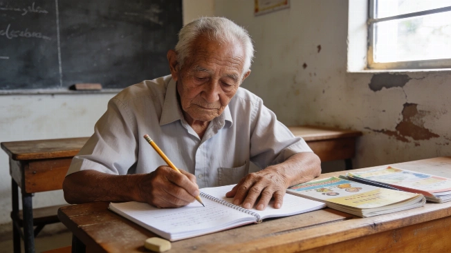 Un hombre de 101 años cursa la primaria en Tancanhuitz Agencia La Provincia