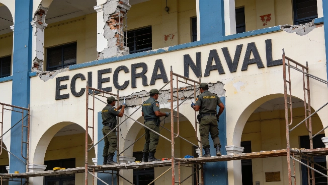 Venezuela avanza en la recuperación de la Escuela Naval tras los sismos Agencia La Provincia