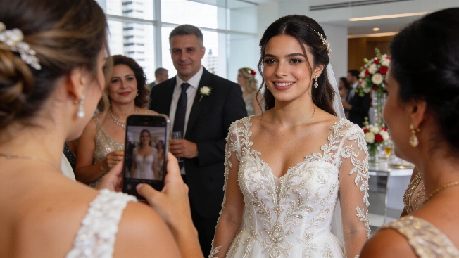 Un casamiento en Brasil destaca por un vestido bordado a mano y show musical Agencia La Provincia
