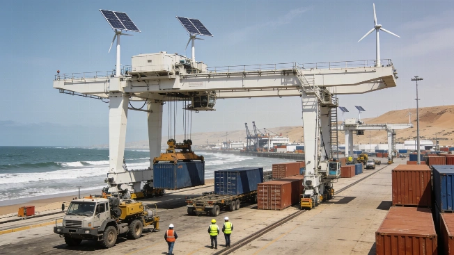 Automatización y energías limpias transforman el puerto de Chancay en Perú Agencia La Provincia