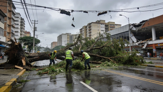 Tormenta con ráfagas intensas provoca daños y cortes en Barquisimeto Agencia La Provincia