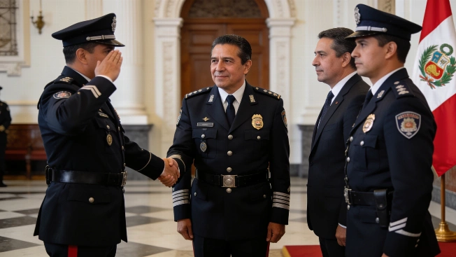 Fredy López Mendoza asume la jefatura de la Policía Nacional del Perú Agencia La Provincia