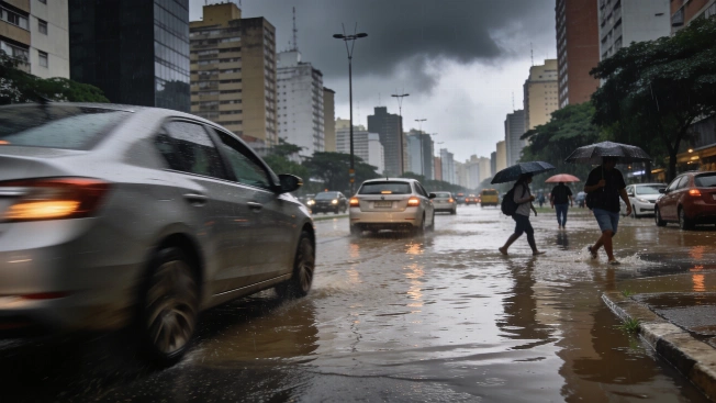 Lluvias intensas y alerta por vientos en São Paulo tras jornada calurosa Agencia La Provincia