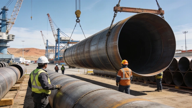 Llegan 3340 caños a Río Negro para el gasoducto de Vaca Muerta Agencia La Provincia