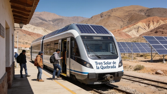 Un tren solar restablece el servicio ferroviario en Jujuy tras tres décadas Agencia La Provincia