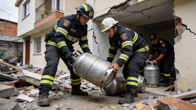 Cali retira cilindros de gas de edificio en riesgo tras el sismo Agencia La Provincia