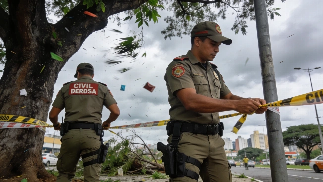 Defensa Civil de São Paulo activa gabinete de crisis por alerta de vientos Agencia La Provincia