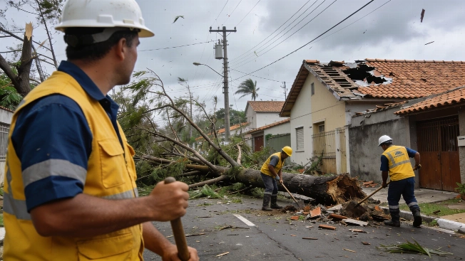 Fuertes vientos en el sur y sudeste de Brasil: impacto y diferencias Agencia La Provincia