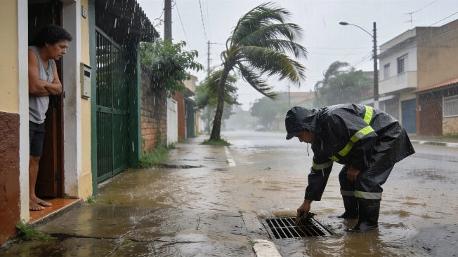 Frente fría genera alerta por lluvias y vientos intensos en el sur de Brasil Agencia La Provincia