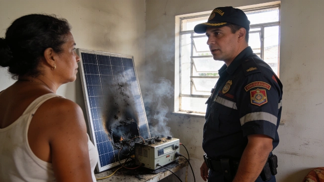 Un incendio afectó el sistema solar de una vivienda en Arapiraca Agencia La Provincia
