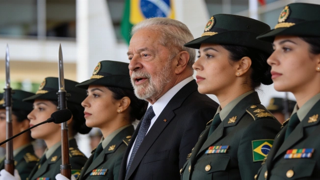 Lula plantea más inversión en defensa y destaca rol de mujeres en Brasil Agencia La Provincia