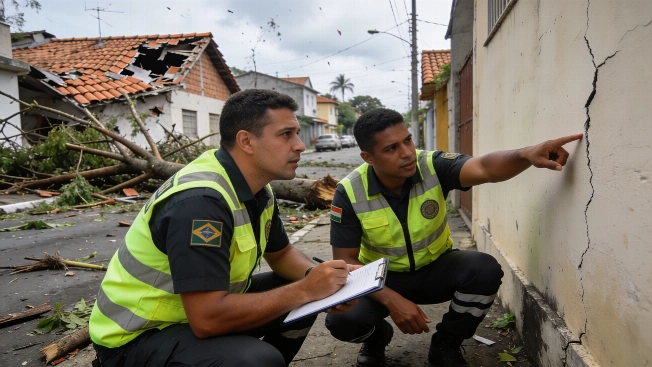 Un fenómeno climático inédito genera alerta en Brasil por vientos extremos Agencia La Provincia
