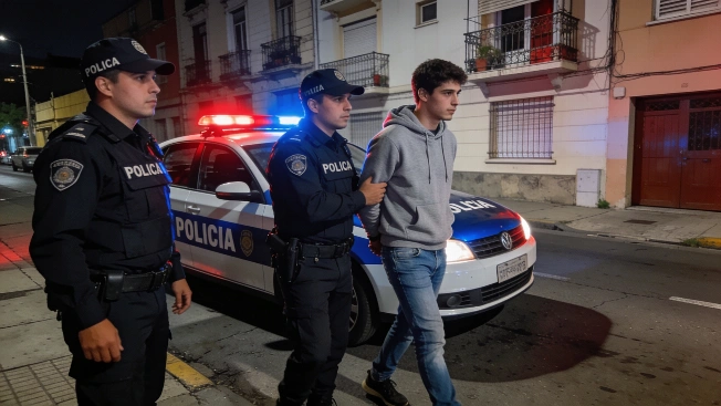 Facundo Moyano fue demorado tras un operativo policial en Belgrano Agencia La Provincia